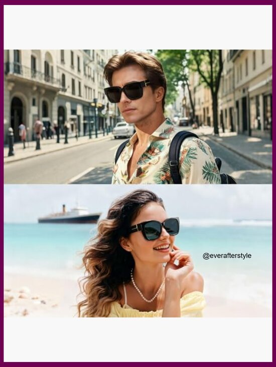 Polarized Fit Over Glasses Sunglasses Oversized Square Frame TR90 Material main image 5